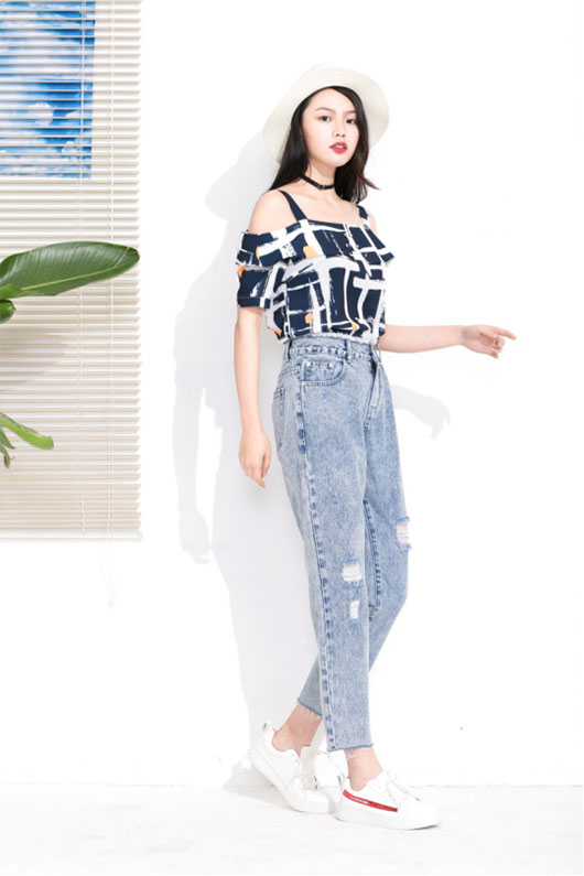 dambolo丹比奴露肩装 来个元气满满的夏天吧！