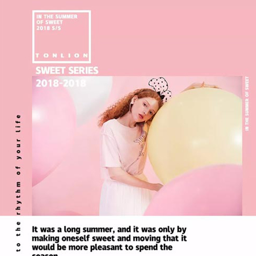 唐狮TONLION2018夏 甜美系列全新上市
