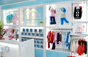 婴姿坊店面展示