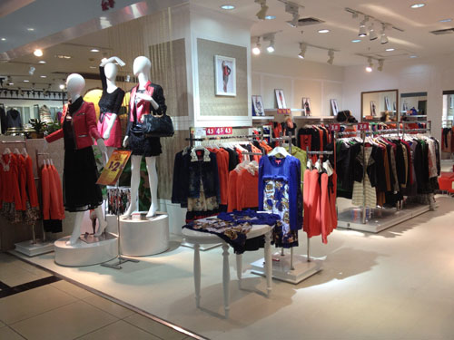 红唇店铺效果图