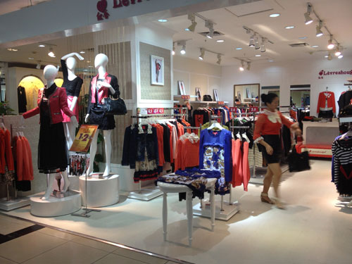 红唇店铺效果图