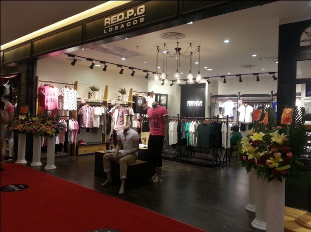 RED.P.G losacos时尚男装店面
