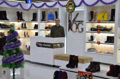 沃格女鞋店铺实景