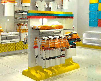 卡丁童鞋终端形象效果图