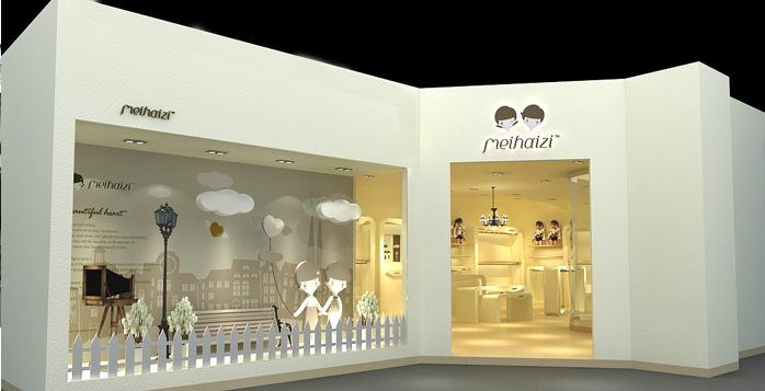 美孩子店面形象终端