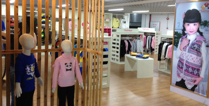 美孩子店面形象终端