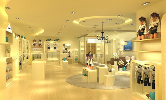 美孩子店面形象终端