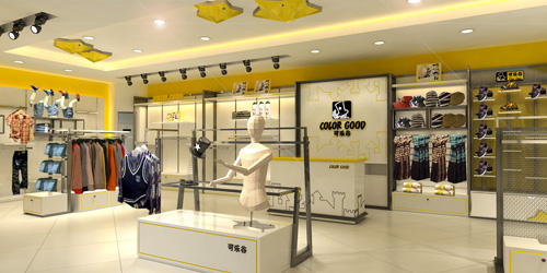 可乐谷店面形象效果