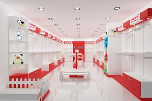 五指布童形象店展示