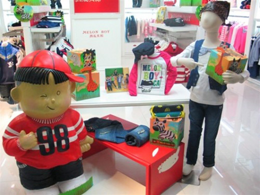 西瓜太郎店面展示