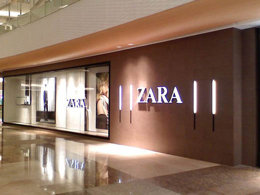 ZARA店面展示