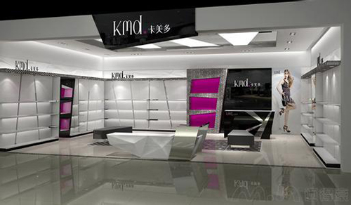 卡美多女鞋店面形象展示