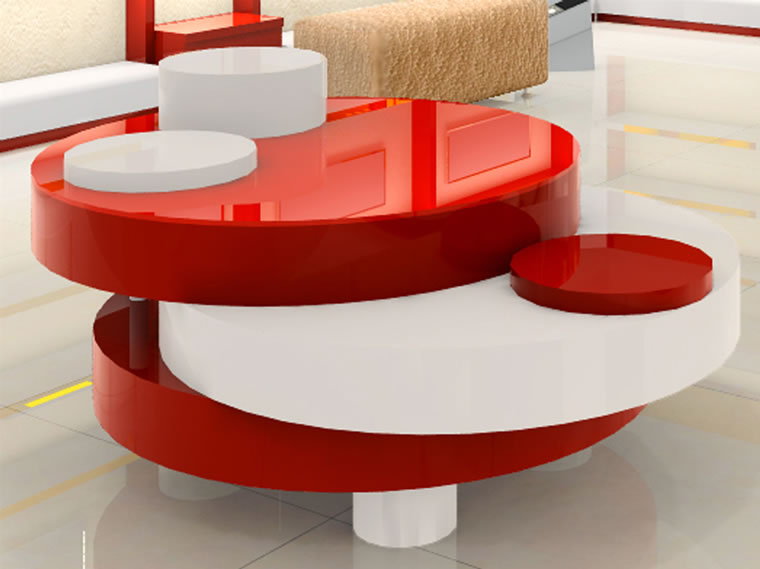 兽霸品牌中间展台店面效果图