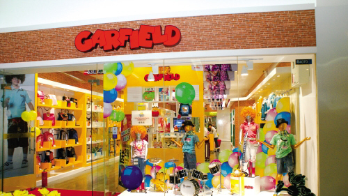 加菲猫店面形象图展示