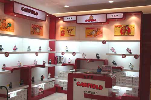 加菲猫店面形象图展示