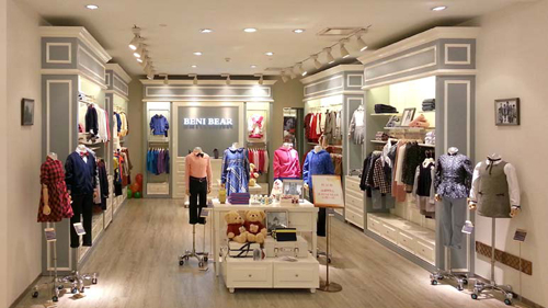 邦尼熊童装终端形象图展示