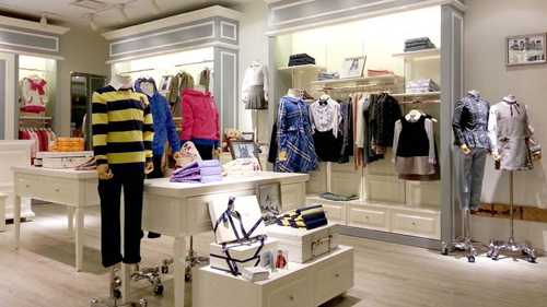 邦尼熊童装终端形象图展示