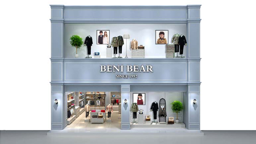 邦尼熊童装终端形象图展示