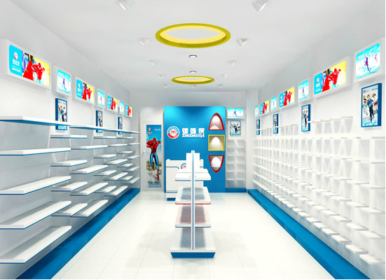 蜘蛛侠品牌终端形象设计效果图