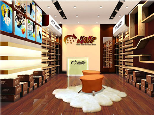 卡卡童鞋专卖店店面效果图