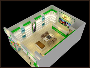 迪乐龙店面形象效果图展示