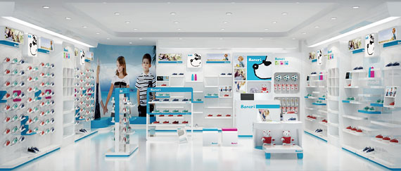 班佳利童鞋终端形象效果图