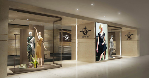 喻丝圆店铺形象展示