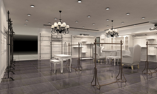 伊慕女装终端效果图展示