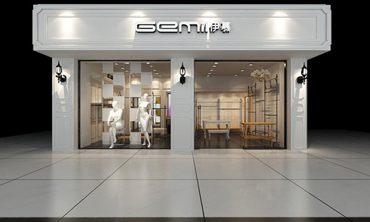 伊慕女装终端效果图展示