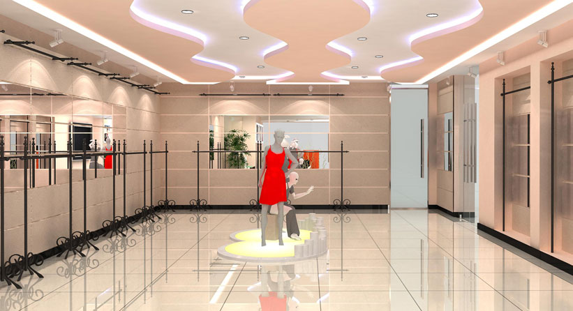 涵妮门店效果图展示