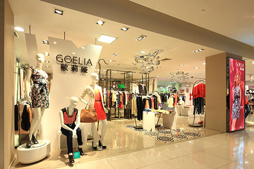 歌莉娅加盟店面展示