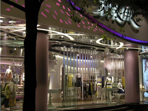 秋水伊人店面展示图