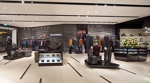 卡奴迪路男装店面形象图