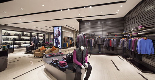 卡奴迪路男装店面形象图