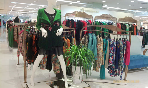 秀蓓江北茂业店面展示