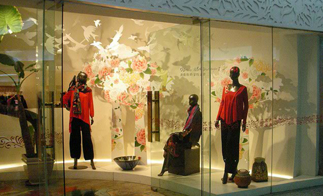 五色风马店铺形象