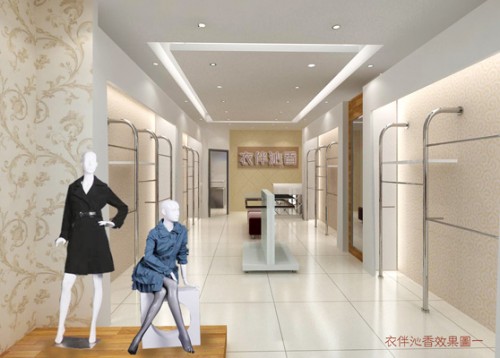 衣伴沁香店面形象效果图