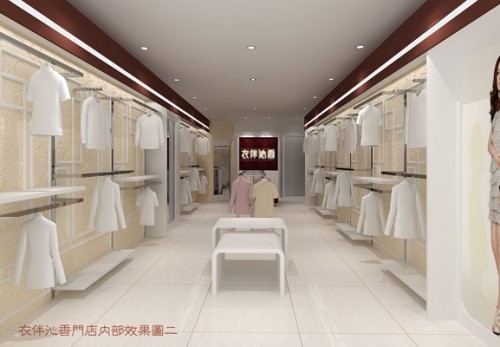 衣伴沁香店面形象效果图