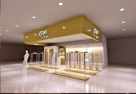 爱莉莎内衣品牌店面形象效果图展示