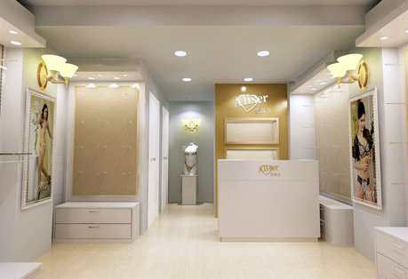 爱莉莎内衣品牌店面形象效果图展示