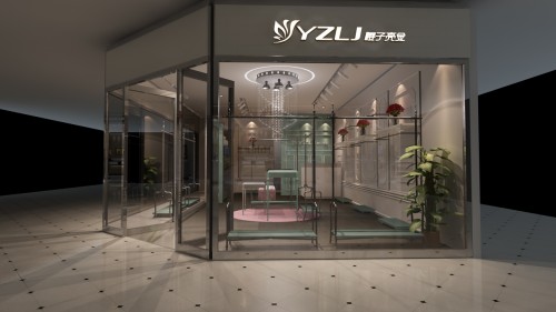 樱子亮金女装店铺展示