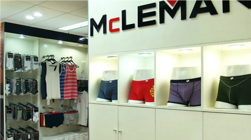 迈克尔雷蒙男士内衣店铺形象展示