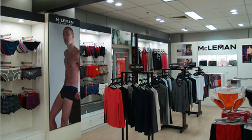 迈克尔雷蒙男士内衣店铺形象展示