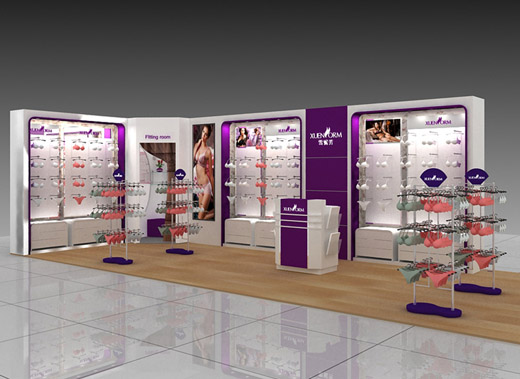 雪妮芳店面形象设计效果图