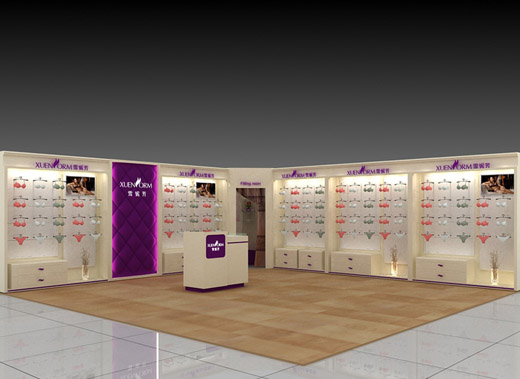 雪妮芳店面形象设计效果图