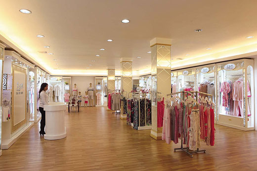 索拉茜形象专柜效果图