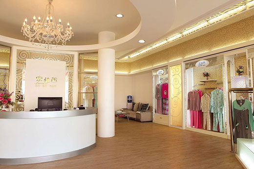 索拉茜形象专柜效果图