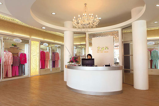 索拉茜形象专柜效果图