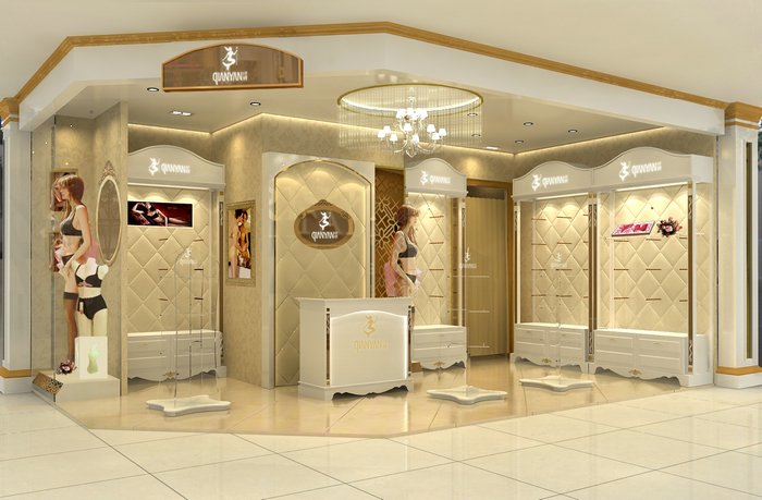 纤妍商城专柜效果图