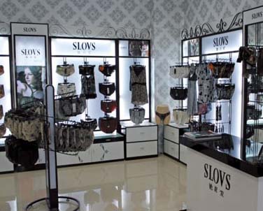 她喜爱品牌内衣终端形象图